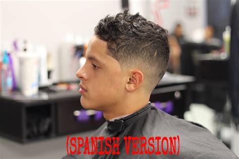 fade in spanish haircut|hairdresser in spanish.